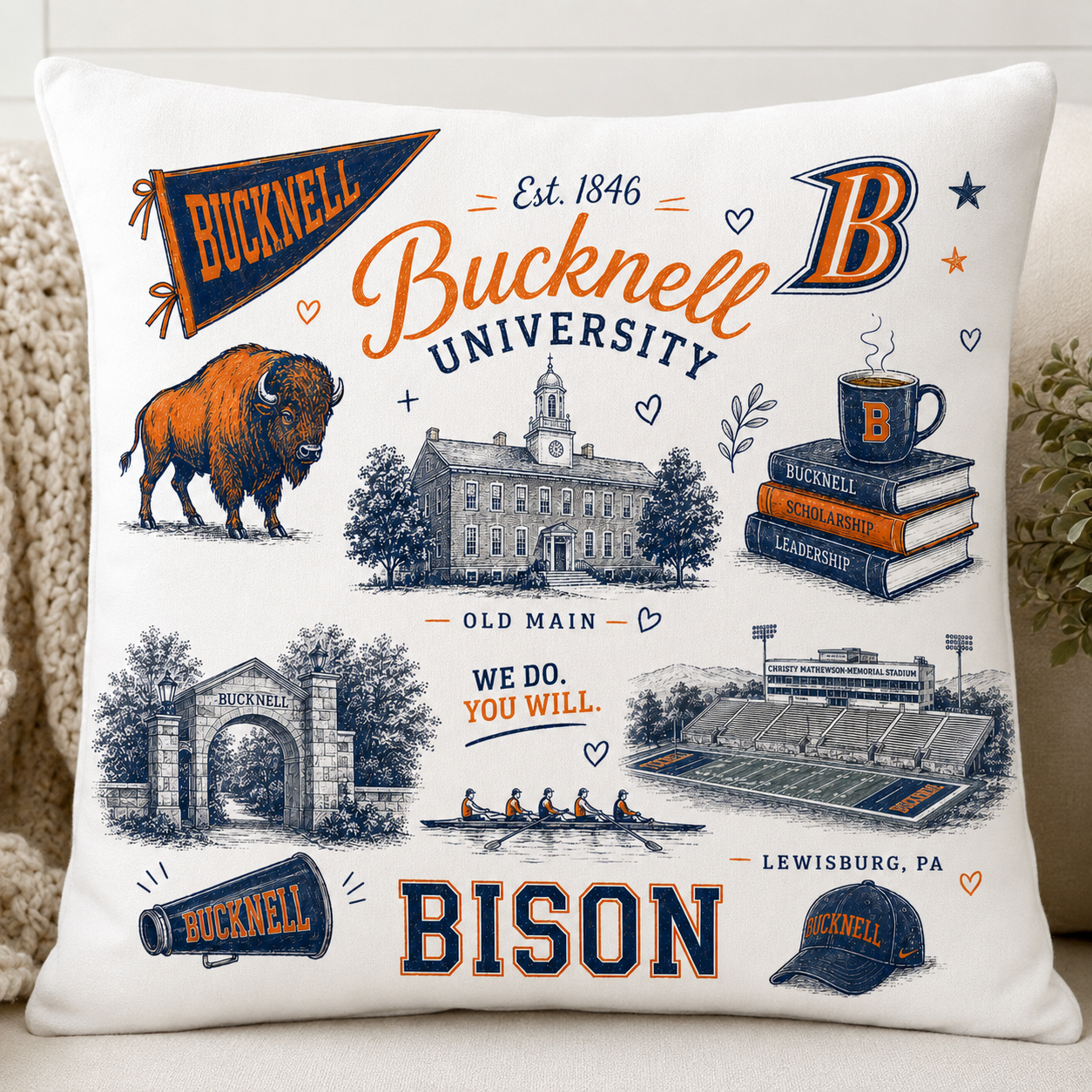 Bucknell Pillow