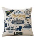 TCNJ pillow