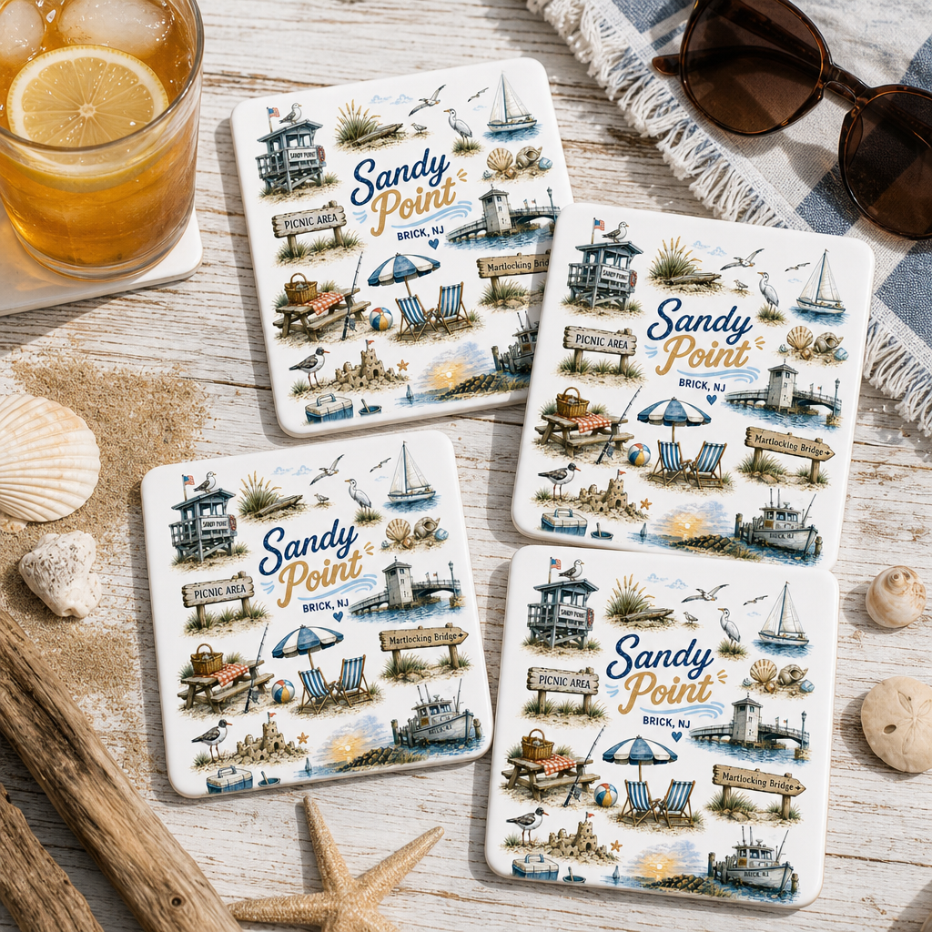Beach Town Coasters