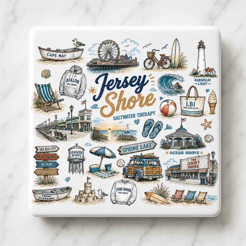 Beach Town Coasters