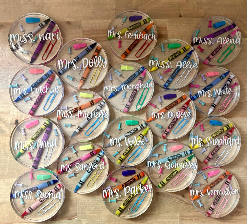 Teacher coasters