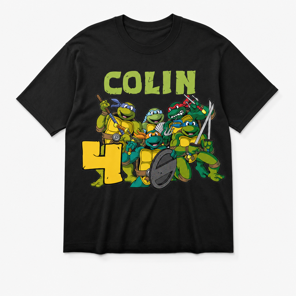 Ninja Turtle Birthday Shirt