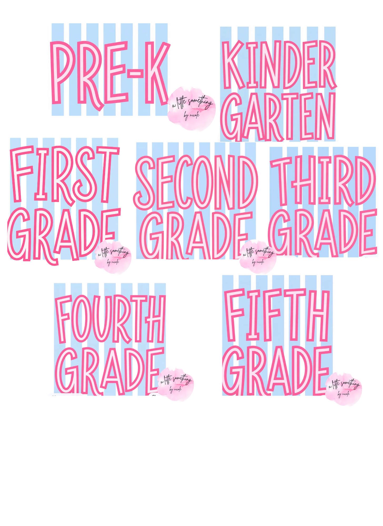 Striped Grade Level Shirts