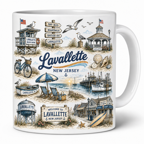 Beach Town Mugs